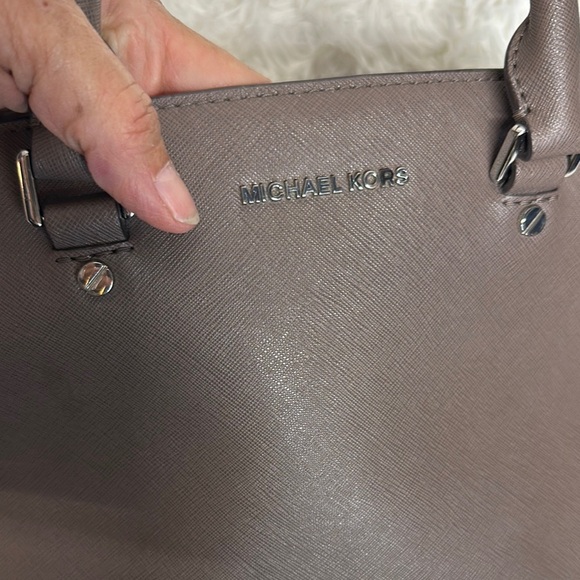 Michael Kors Brown Satchel Saffiano Leather - Picture 5 of 15